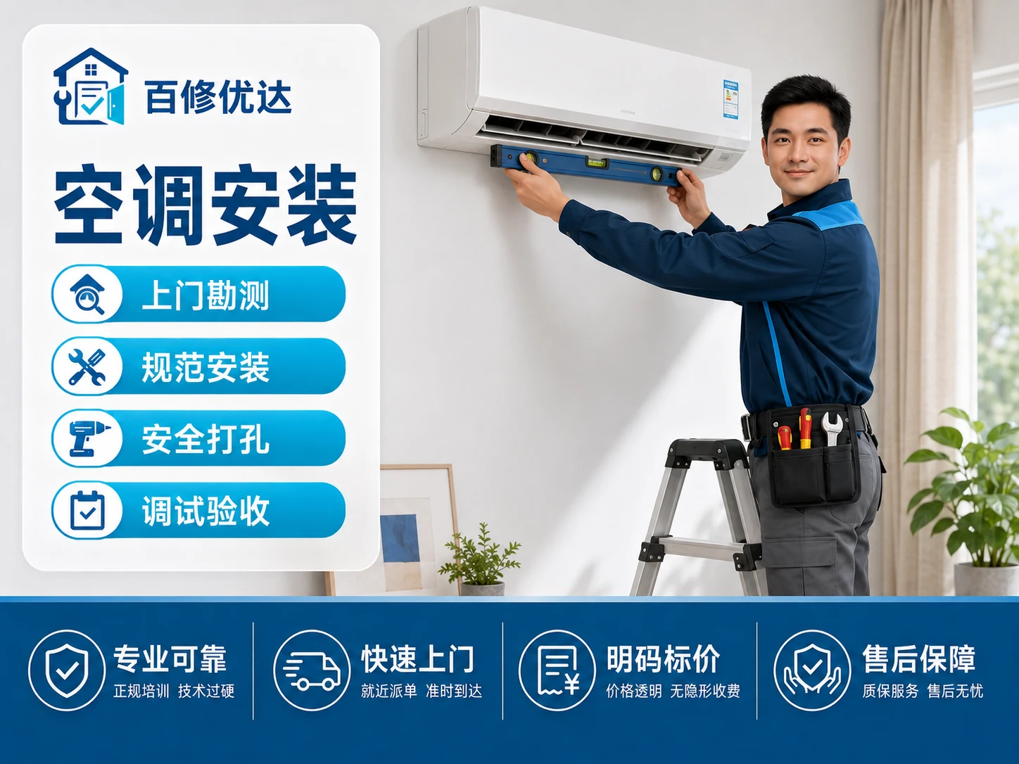 安装拆装服务示意